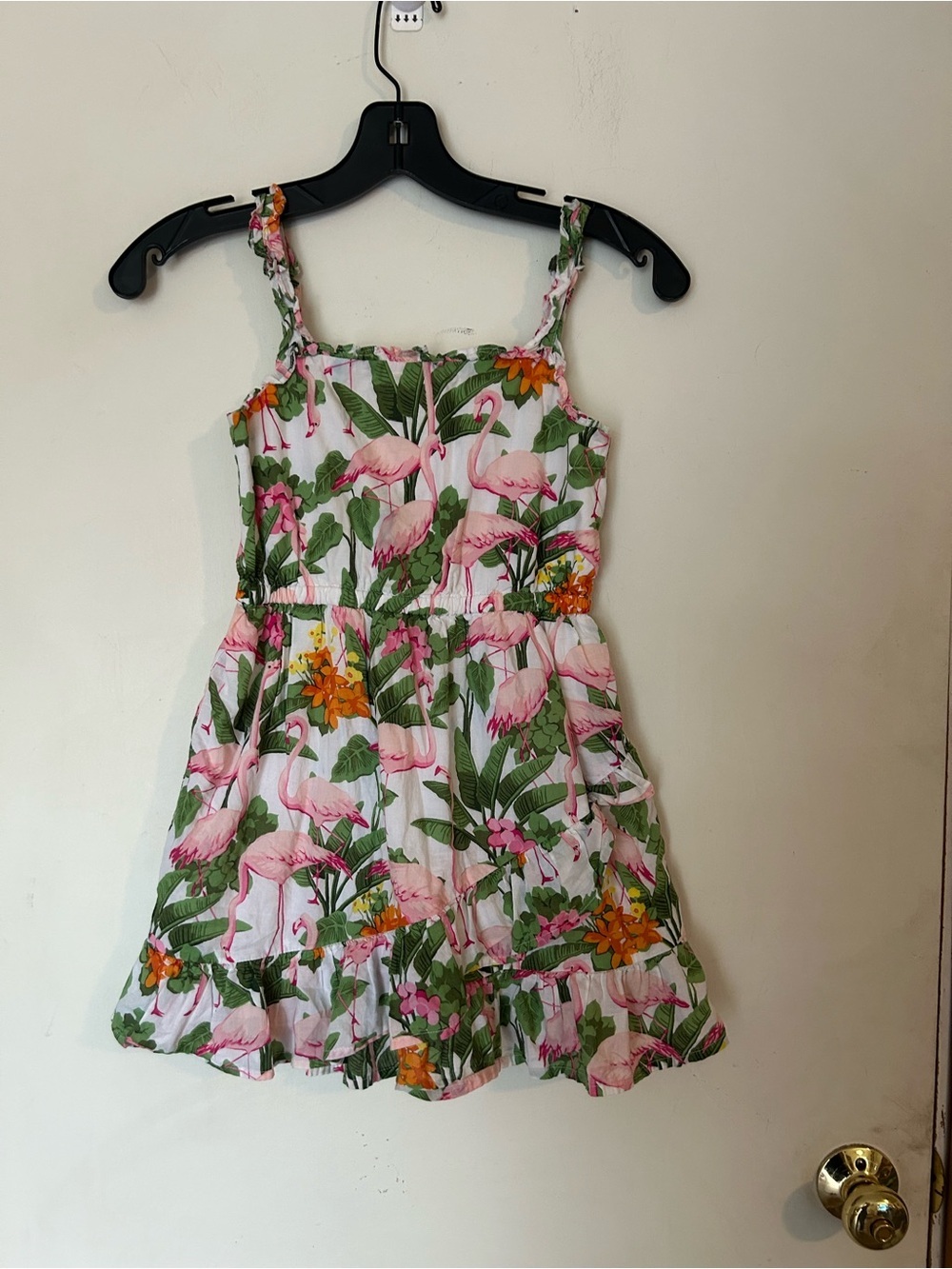 Janie & Jack Tropical Flamingo Ruffle
Sundress Size 6
